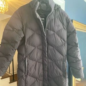 Womens Northface 550 parka black